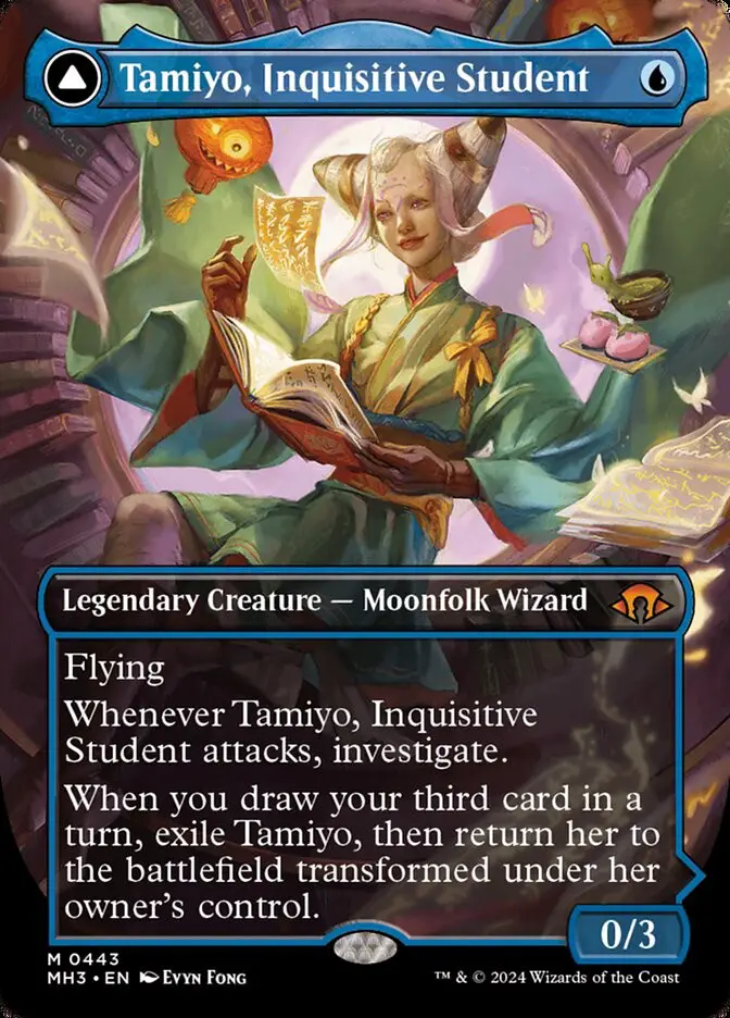 Tamiyo  Inquisitive Student    Tamiyo  Seasoned Scholar (Modern Horizons 3)