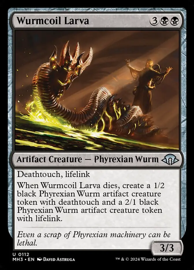 Wurmcoil Larva (Modern Horizons 3)