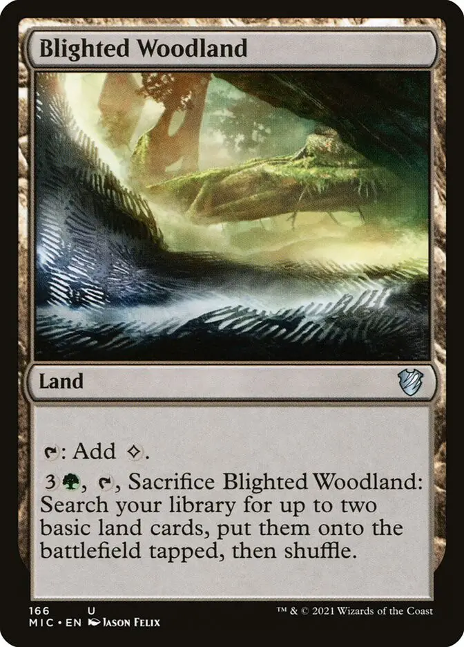 Blighted Woodland (Midnight Hunt Commander)
