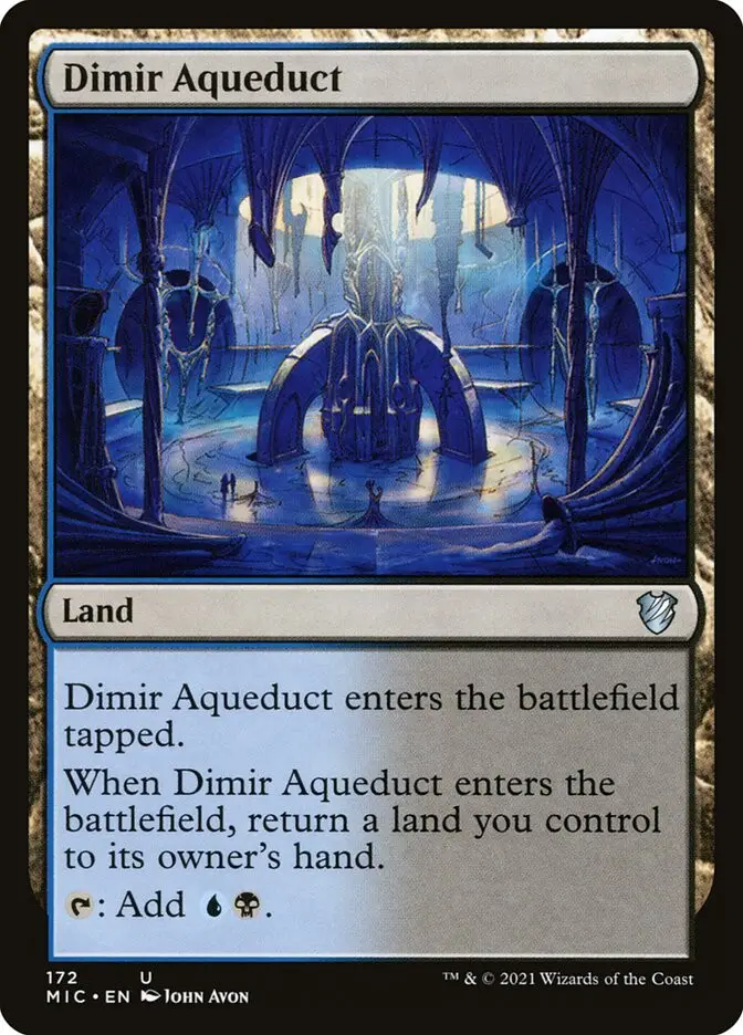 Dimir Aqueduct (Midnight Hunt Commander)
