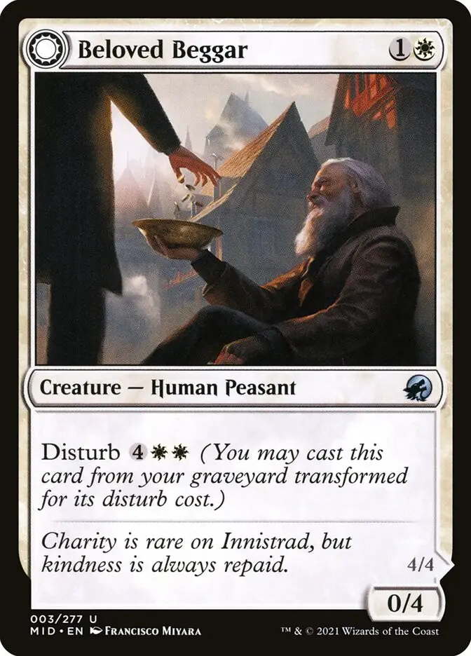 Beloved Beggar    Generous Soul (Innistrad: Midnight Hunt)