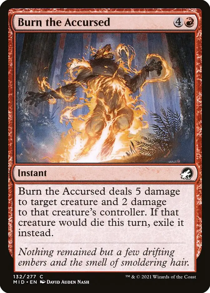 Burn the Accursed (Innistrad: Midnight Hunt)