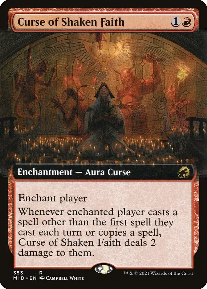 Curse of Shaken Faith (Innistrad: Midnight Hunt)