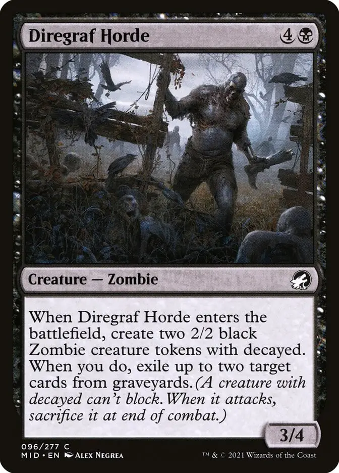 Diregraf Horde (Innistrad: Midnight Hunt)