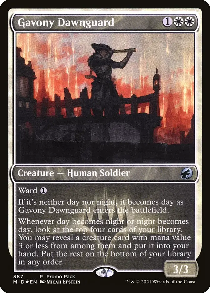 Gavony Dawnguard (Innistrad: Midnight Hunt)