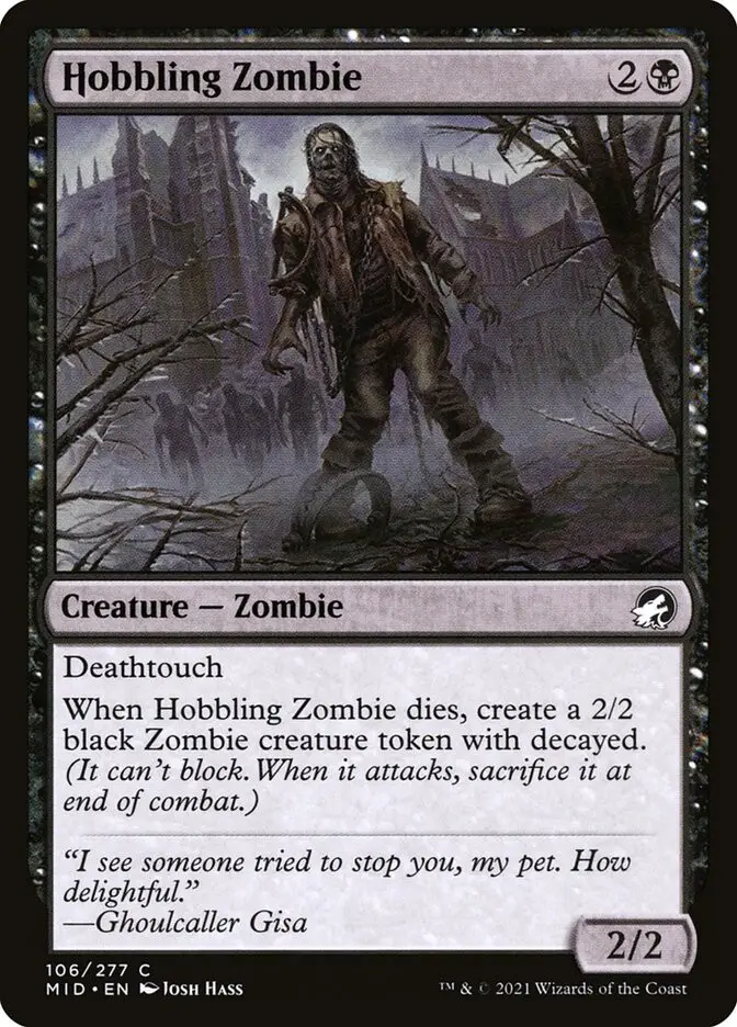 Hobbling Zombie (Innistrad: Midnight Hunt)
