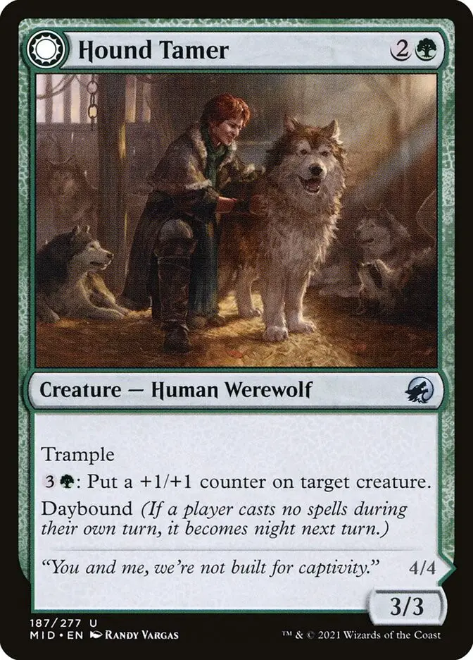 Hound Tamer    Untamed Pup (Innistrad: Midnight Hunt)