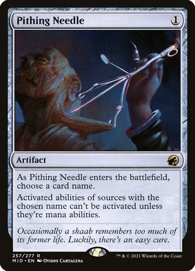 Pithing Needle (Innistrad: Midnight Hunt)