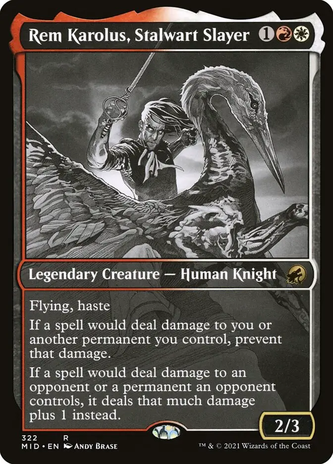 Rem Karolus  Stalwart Slayer (Innistrad: Midnight Hunt)