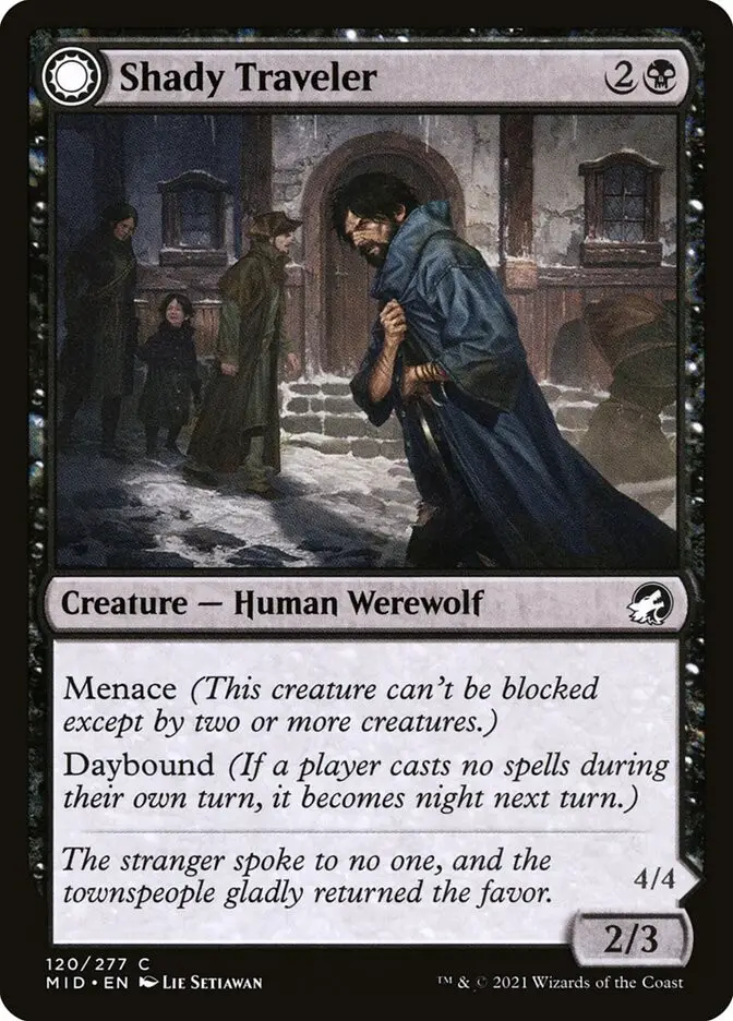 Shady Traveler    Stalking Predator (Innistrad: Midnight Hunt)