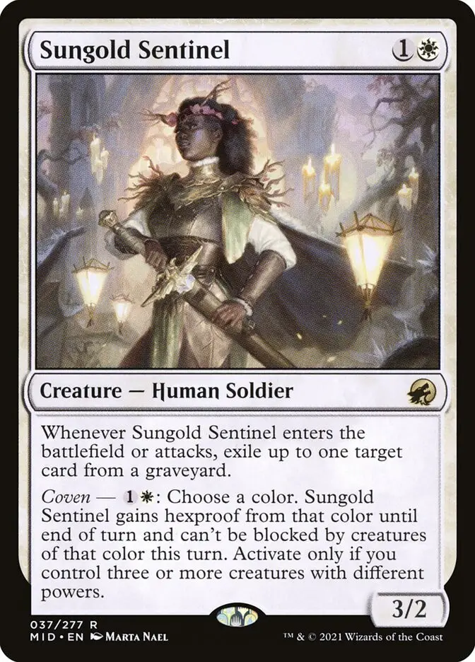 Sungold Sentinel (Innistrad: Midnight Hunt)