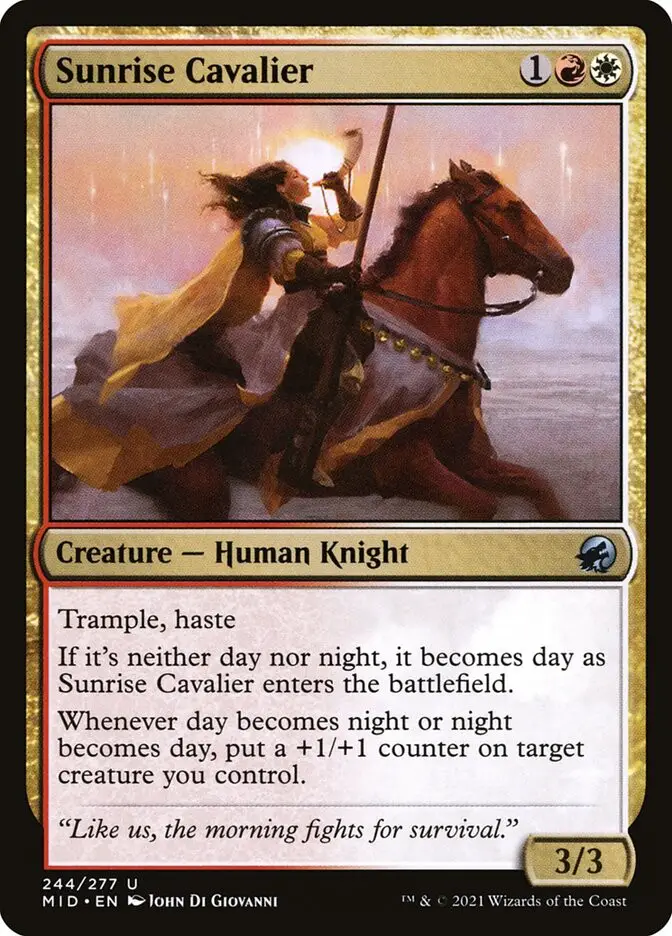 Sunrise Cavalier (Innistrad: Midnight Hunt)