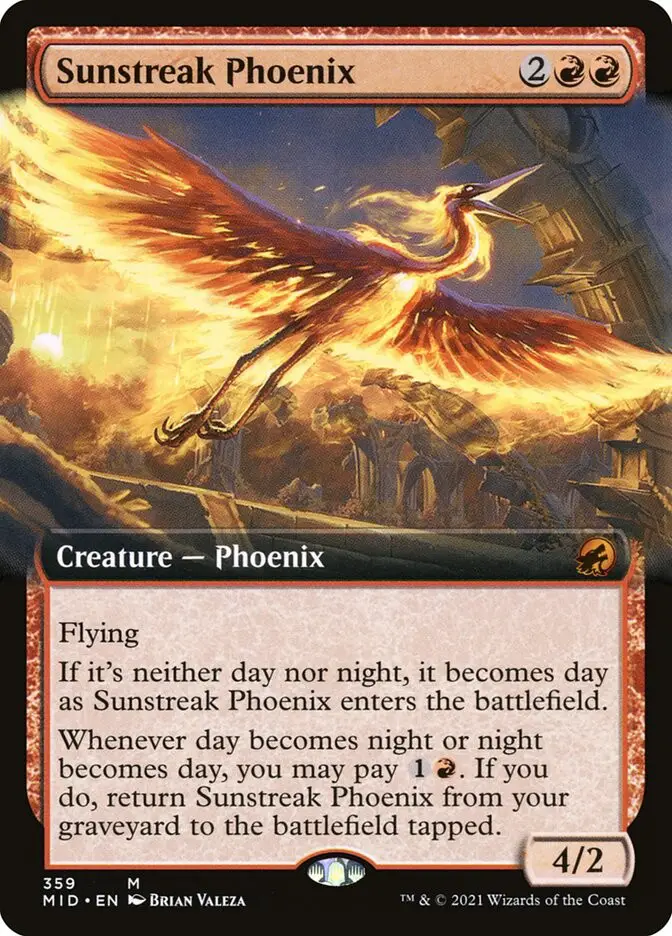 Sunstreak Phoenix (Innistrad: Midnight Hunt)