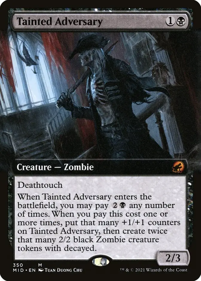 Tainted Adversary (Innistrad: Midnight Hunt)
