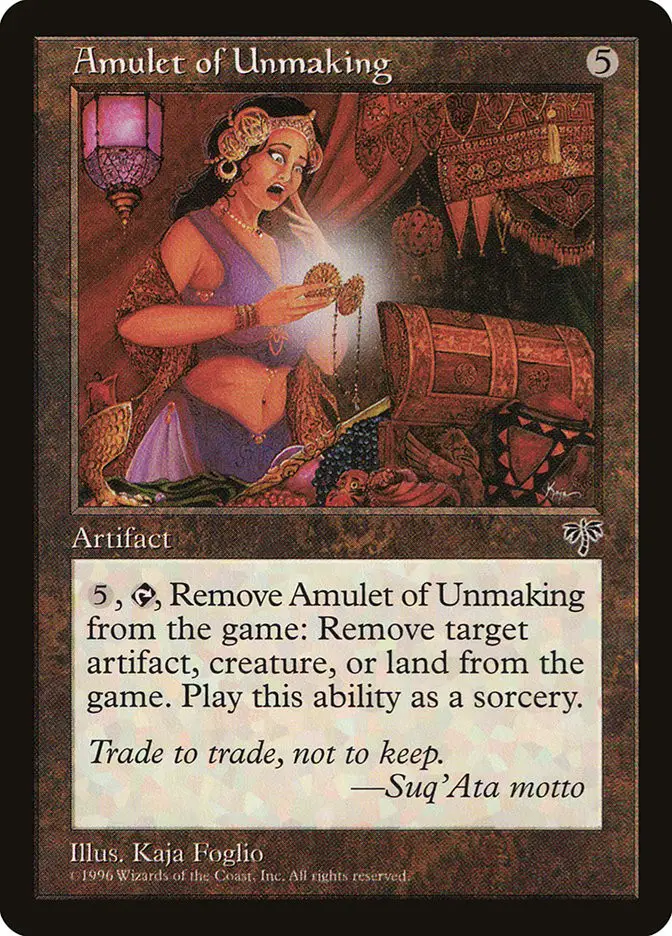 Amulet of Unmaking (Mirage)