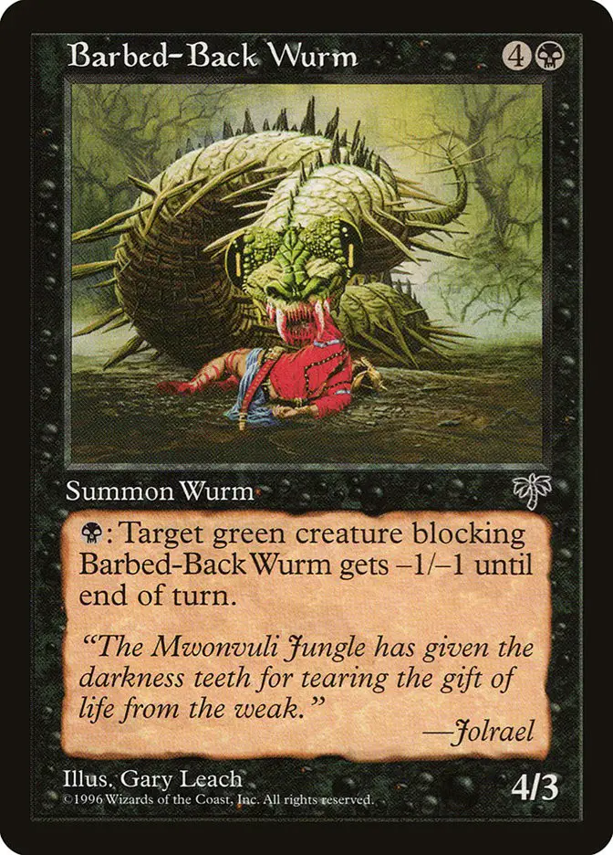 Barbed Back Wurm (Mirage)