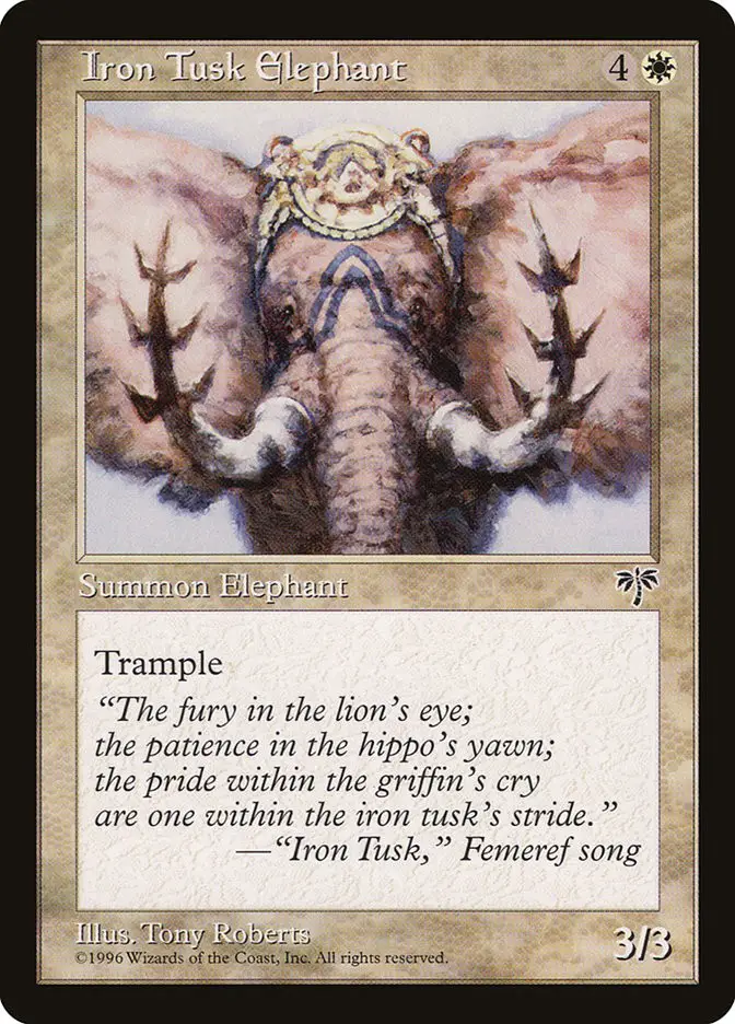 Iron Tusk Elephant (Mirage)
