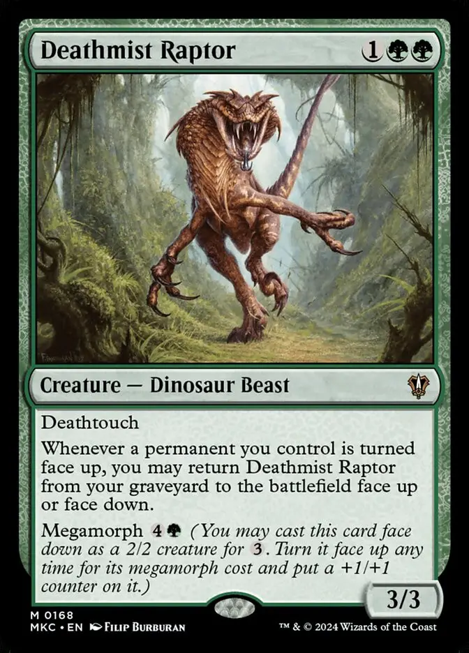 Deathmist Raptor (Murders at Karlov Manor Commander)