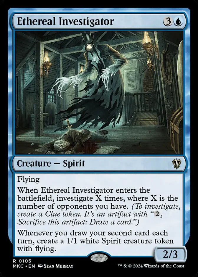 Ethereal Investigator (Murders at Karlov Manor Commander)