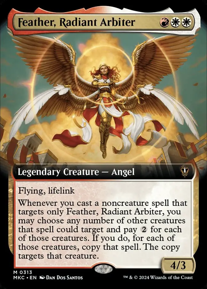 Feather  Radiant Arbiter (Murders at Karlov Manor Commander)