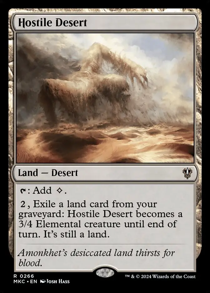 Hostile Desert (Murders at Karlov Manor Commander)