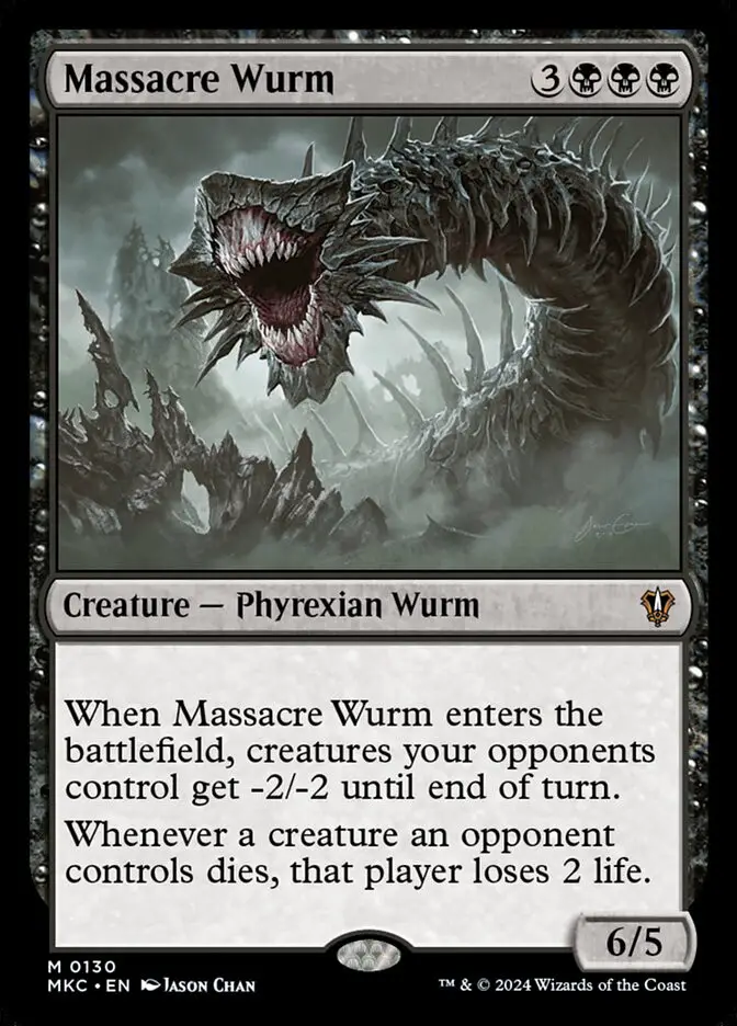 Massacre Wurm (Murders at Karlov Manor Commander)