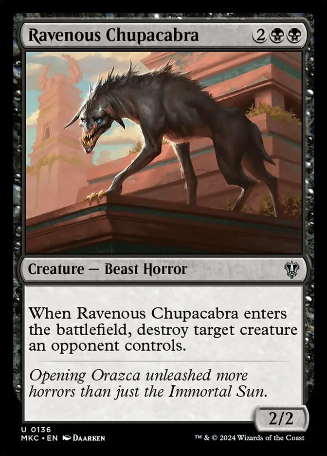 Ravenous Chupacabra (Murders at Karlov Manor Commander)