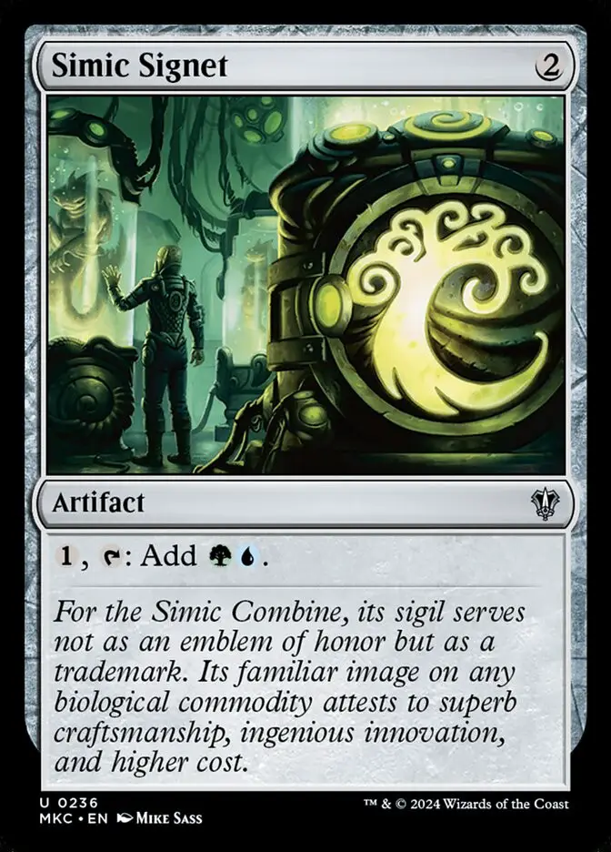 Simic Signet (Murders at Karlov Manor Commander)