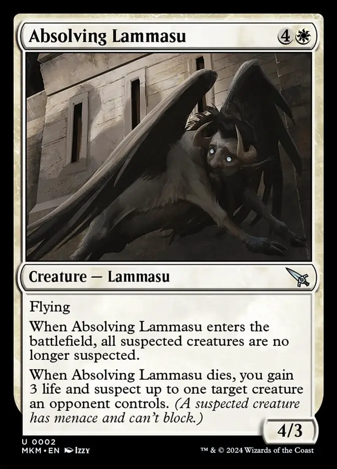 Absolving Lammasu (Murders at Karlov Manor)