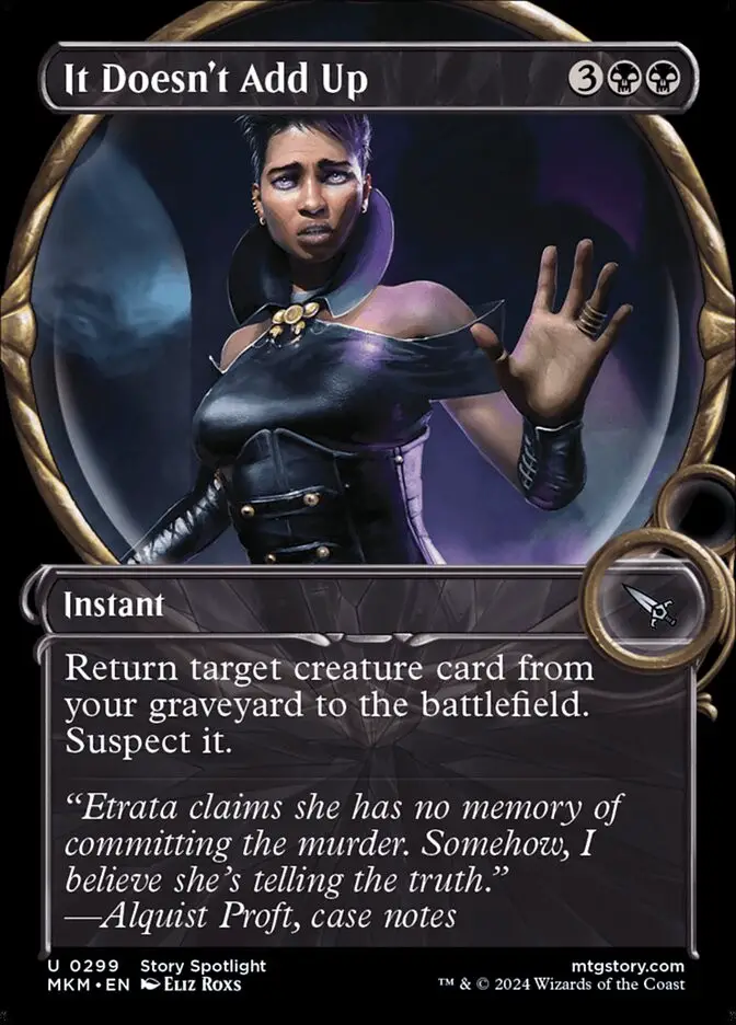 It Doesn t Add Up (Murders at Karlov Manor)