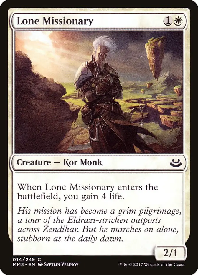 Lone Missionary (Modern Masters 2017)