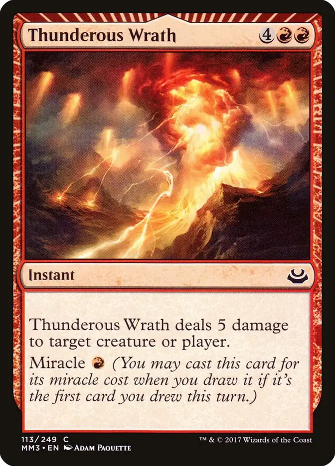 Thunderous Wrath (Modern Masters 2017)