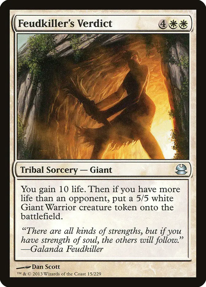 Feudkiller s Verdict (Modern Masters)