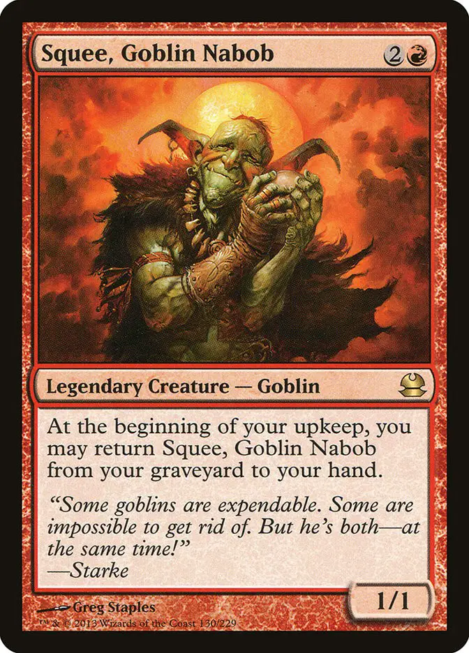 Squee  Goblin Nabob (Modern Masters)