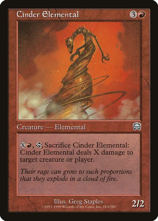 Cinder Elemental (Mercadian Masques)