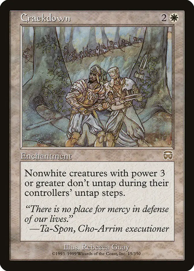 Crackdown (Mercadian Masques)