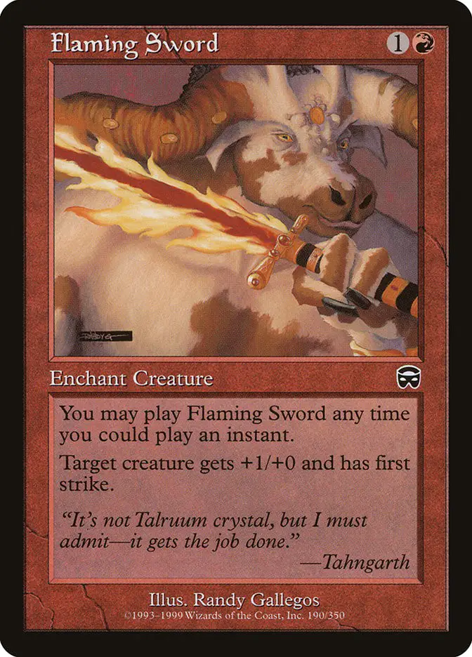 Flaming Sword (Mercadian Masques)