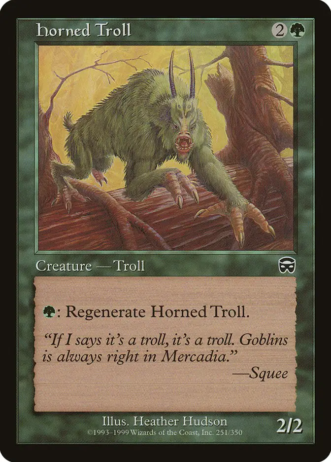 Horned Troll (Mercadian Masques)