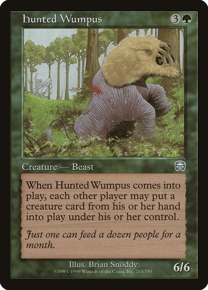Hunted Wumpus (Mercadian Masques)