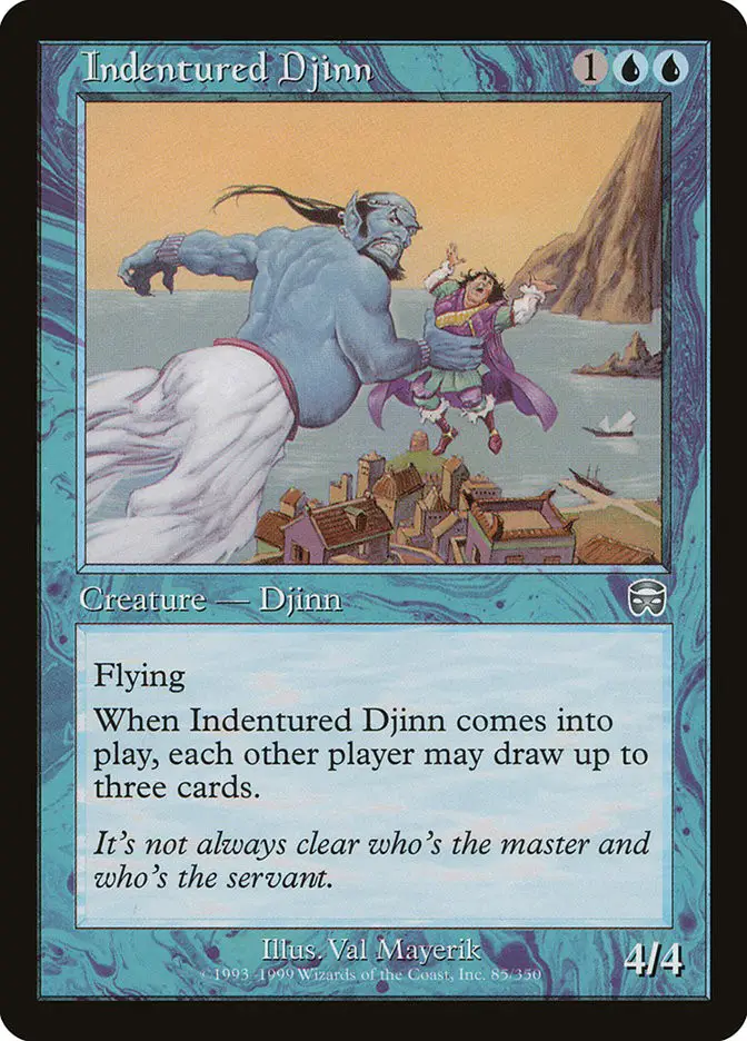 Indentured Djinn (Mercadian Masques)