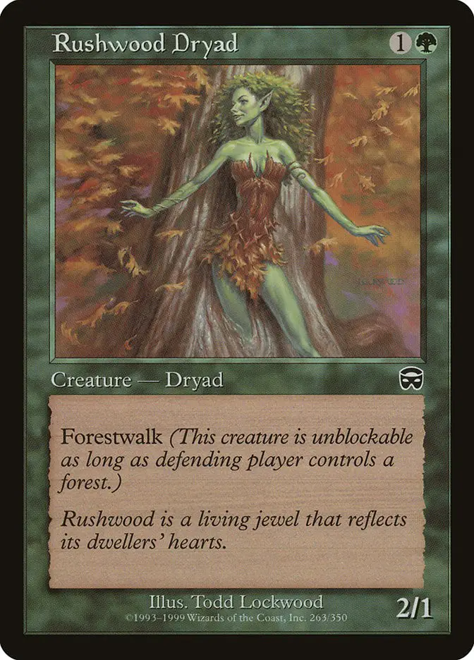 Rushwood Dryad (Mercadian Masques)