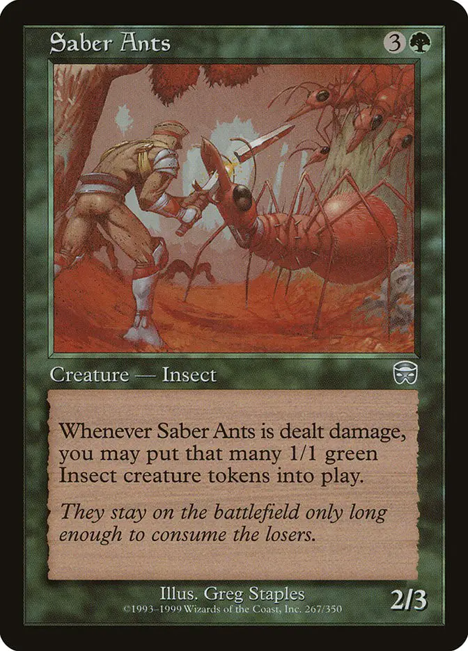 Saber Ants (Mercadian Masques)