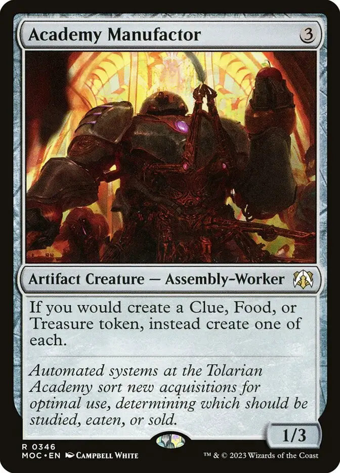 Academy Manufactor (March of the Machine Commander)