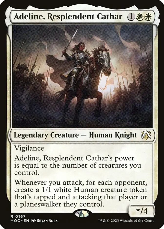 Adeline  Resplendent Cathar (March of the Machine Commander)