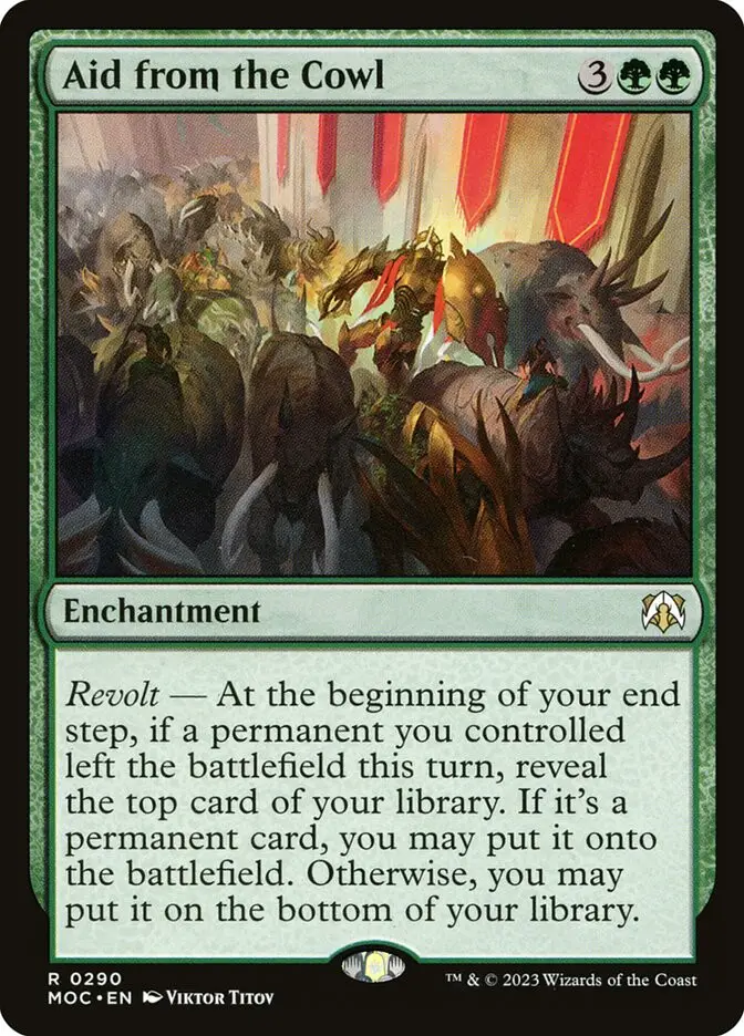 Aid from the Cowl (March of the Machine Commander)