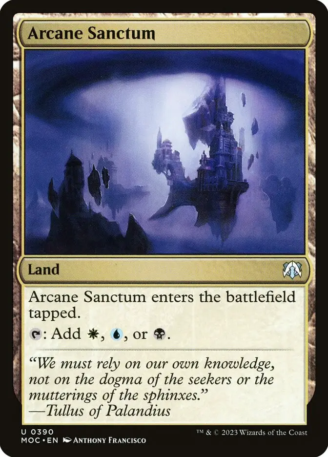 Arcane Sanctum (March of the Machine Commander)