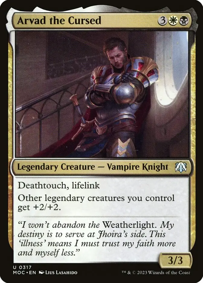 Arvad the Cursed (March of the Machine Commander)