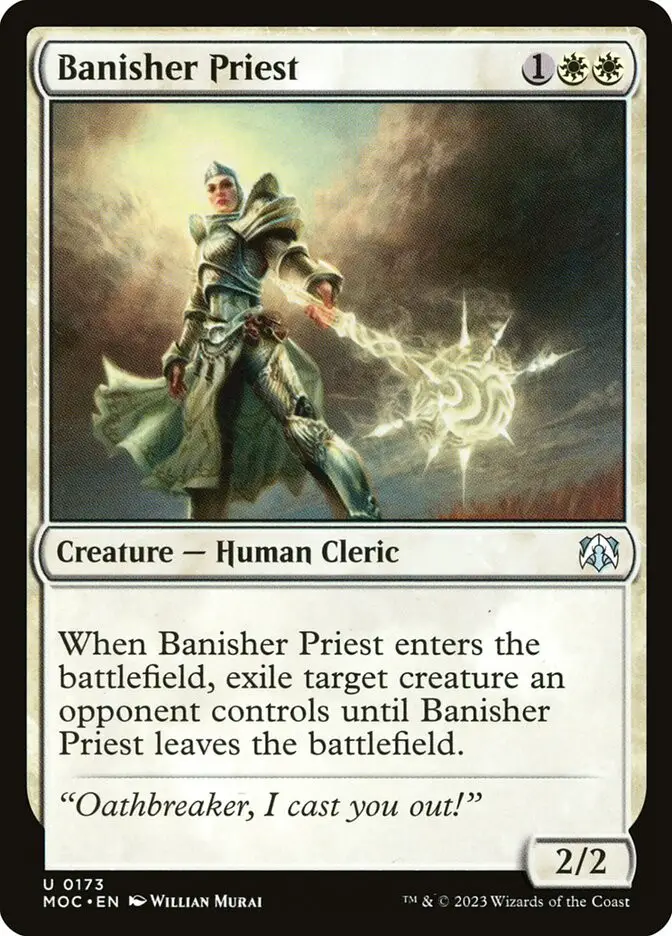 Banisher Priest (March of the Machine Commander)