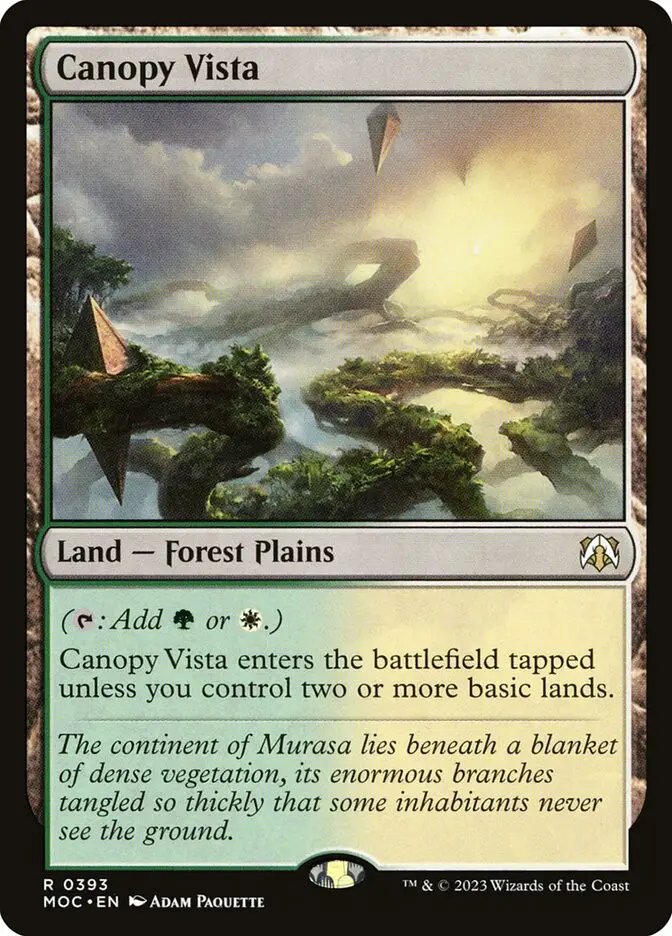 Canopy Vista (March of the Machine Commander)