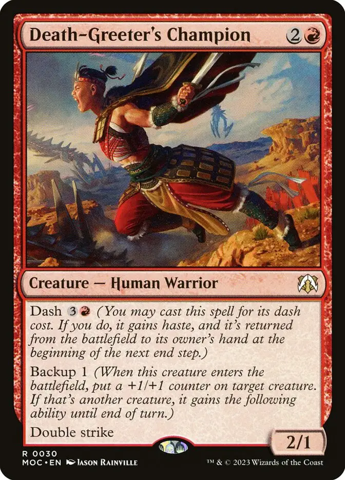 Death Greeter s Champion (March of the Machine Commander)